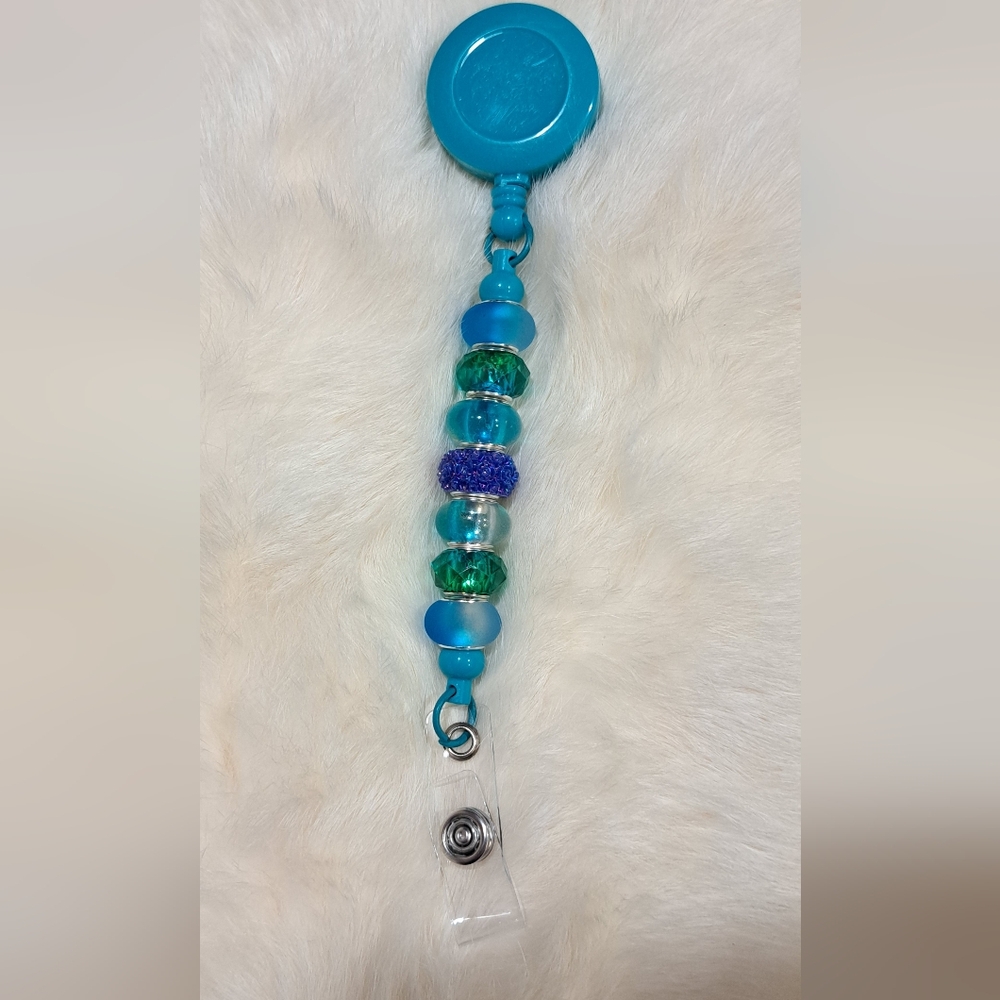 🌊 “SEA GLASS & STILLNESS” – B4BB Badge Reel